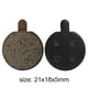 thumbnail image 4 of 2 pares de pastillas de freno de disco de placas de fricción de patinete eléctrico para M365 Pro, 4 of 7