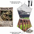 thumbnail image 4 of Missing Pet Metal Tin Signs Dinosaur Heads Tin Sign Metal Wall Poster Retro Sign Metal Plaque for Home Livingroom Bar Club Men Cave Wall Art Decor Housewarming Gift Colorful, 4 of 8