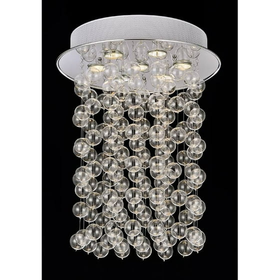 The Lighting Floating Glass Bubble 7 Light Flushmount Ceiling The Lighting Floating Glass Bubble 7 Light Flushmount Ceiling Chandelier
