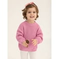 thumbnail image 3 of GYRATEDREAM Newborn Infant Baby Girl Knit Sweater Crewneck Long Sleeve Pullover Top Sweatshirt Toddler Fall Winter Clothes, 3 of 9