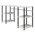 thumbnail image 1 of Ameriwood Home Condor Toolless Double Pedestal Computer Desk in White, 1 of 11