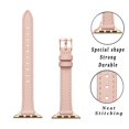 thumbnail image 2 of Stiroll Correas De Cuero Delgadas Compatibles Con Apple Watch Band 49 Mm, 46 Mm, 45 Mm, 44 Mm, 42 Mm (Serie 3 2 1) Pulsera Delgada De Cuero De Grano Superior Para Iwatch Ultra Se Series 10/9/8/7/6/5/4, 2 of 5