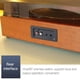 thumbnail image 4 of Reproductor de discos de vinilo Tocadiscos Bluetooth con 2 parlantes incorporados Reproductor de LP vintage de 3 velocidades, compatible con Bluetooth en salida RCA Entrada auxiliar Conector, 4 of 5