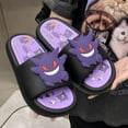 thumbnail image 3 of Zapatillas periféricas de Pokémon Gengar para hombre y mujer, pantuflas de dibujos animados de Eva antideslizantes con infrarrojos, a la moda, para Internet, regalo, 3 of 5