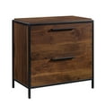 thumbnail image 3 of Sauder Nova Loft 2-Drawer Lateral File Cabinet, Grand Walnut Finish, 3 of 10