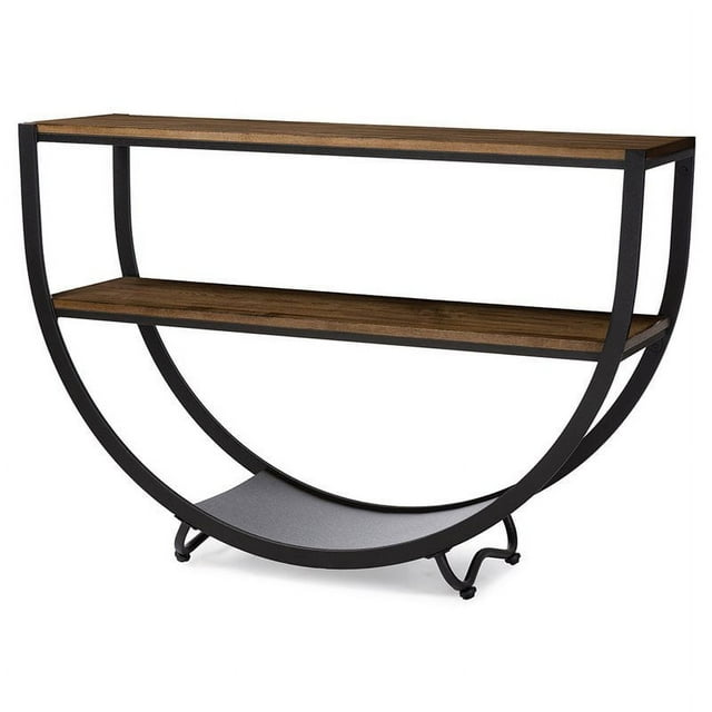 Maddie Home Console en Noir et Marron Antique