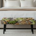 thumbnail image 5 of XYZCANDO Breathable Dining Bench Covers for Living Room Bedroom, Polyester Spandex Machine Washable Bench Slipcovers with Stretch, 5 of 9