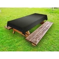 thumbnail image 1 of Ombre Outdoor Tablecloth, Dark Fumes and Black Smoke Car Related Elements Inspired Modern Design Art Digital Print, Decorative Washable Fabric Picnic Tablecloth, 58 X 104 Inches, Black, by Ambesonne, 1 of 2