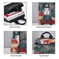 thumbnail image 3 of Fotbe Vintage American Flag Elephant Mochila Ligera para Hombres y Mujeres - Duradera y Resistente al Agua, Ideal para Escuela, Trabajo, Viajes y Uso Diario, 3 of 7