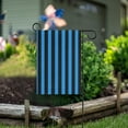 thumbnail image 6 of Blue and Black Stripes Garden Flag House Banner 28" x 40" Double Sided Outdoor Yard Decoration, 6 of 6