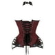 thumbnail image 3 of Corsés para mujer Floral Overbust Corset Bustier Lencería Top Gothic Hollow Out Bandage Fajas Ropa interior sexy, 3 of 6