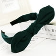 thumbnail image 2 of Simple Bow Knot Headband for Women Suede Style Hair Hoop Sweet Fashion Accessory, 2 of 3