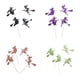 thumbnail image 1 of 12 piezas de forma de bruja Cake Toppers de Halloween bruja escoba Magdalena Selecciones Toppers decoración del partido (color mezclado, como se muestra), 1 of 7