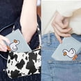 thumbnail image 5 of Moda para chicas, lindo pato 3D, Mini billetera plegable, billetera pequeña, tarjetero con bolsillo para efectivo, monedero con ventana de identificación para mujer, 5 of 5