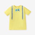 thumbnail image 4 of CYRBOKO T-shirts for Boys, Cotton Short Sleeve Print Casual Summer Tees Yellow Size 6T, 4 of 7