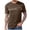 Brown, variant on T Shirts for Man Short Sleeve Performance Summer Casual Athletic,Size M-4XL