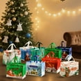 thumbnail image 4 of Lumikrypt 24Pack(12 Designs)Christmas Large Gift Bags with Handles,Gold Stamping Reusable Christmas Bags,Non-Woven Tote Bags for Wrapping Xmas Party Favors,13 x 9.8 x 6.7inches, 4 of 8