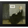 thumbnail image 2 of Whistler, James McNeill 22x20 Black Modern Framed Museum Art Print Titled - Whistlers Mother, 2 of 5