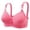 Hot Pink, variant on 50% Off Clear! Viikei Bras for Women Sports Bras Wirefree Plus Size Solid Color Comfortable Lingerie