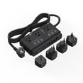 thumbnail image 1 of Convertidor de voltaje TESSAN de 220 V a 110 V con 4 salidas USB y 3 AC, 1 of 6