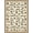 Blue Brown Cream, Pattern 4, variant on ODIKA 3'x5' Washable Accent Rug Pet Friendly, Non-Shedding Mat Country Lake Scene With Vintage Fish And Pine Border Fishing Flowing Dynamic for Bedside, Nursery Room