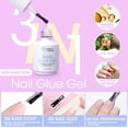 thumbnail image 5 of Perfect Summer Nail Tips and Glue Gel Kit, 504Pcs Coffin False Nail Tips, 3 in 1 Nail Glue Gel, UV Nail Lamp, Gel Nail Extension Kit, Acrylic Nail Kit, 5 of 8
