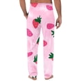 thumbnail image 5 of Pantalones largos para hombre con estampado de cintura elástica y bolsillo con cordón, pantalones largos de poliéster para hombre, 5 of 5