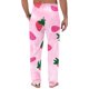 thumbnail image 5 of Pantalones largos para hombre con estampado de cintura elástica y bolsillo con cordón, pantalones largos de poliéster para hombre, 5 of 5