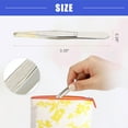 thumbnail image 3 of Vocoste Eyebrow Tweezers Stainless Steel Grooming Tool for Eyebrows Nose Hair Silver Tone, 3 of 6
