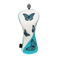 thumbnail image 1 of Golf Wood Headcover Anti Scratch Protector Mariposa Patrón Club Head Cover para FW blanco Zulema Fundas para cabezas de golf, 1 of 8