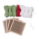 thumbnail image 3 of Posavasos DIY Set Crochet Bordado Práctico 10x10cm Posavasos con Herramienta de Crochet Verde claro, 3 of 9