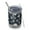 Gray Dinosaurs Exotic, variant on 12oz Tumblers Green Alligators Icons Pattern Vacuum Insulated Stainless Steel Travel Tumbler Cups Mug with Lid and Straw for Beer,Coffee,Beverages with Cleaning Brush for Cold & Hot Drinks