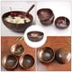 thumbnail image 3 of Cuenco para ensaladas y fideos con cáscara de coco duradero, soporte para alimentos para el hogar y el restaurante, 3 of 6