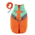 thumbnail image 2 of Abrigos para perros para clima frío, ropa gruesa y cómoda, chaleco para perros pequeños Naranja, 2 of 9