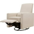 thumbnail image 5 of DaVinci Piper Glider Rocking Chair with Lumbar Pillow and Plush Leg Rest, Cream, 5 of 15