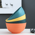 thumbnail image 3 of ReaNea Cereal Bowls 4 Pieces, Unbreakable And Reusable Light Weight Bowl For Rice Noodle Soup Snack Salad Fruit BPA Free, 3 of 9