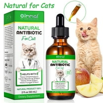 Oimmal Natural Antibiotics for Cats Liquid, Help with Anti Inflammatory & Bacterial &Viral & Fungal, Dietary Supplement for Cat - 2 fl oz(60 ml) - Chicken Flavor