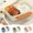 BU, variant on Lwlmwt Lunch Box Compartmentalized Snack Containers Reusable Meal Prep Container Ideal for School, Work, and Travel Portable Food Storage Container