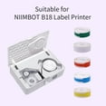 thumbnail image 2 of Niimbot Thermal Transfer Cable Label Skicker PET Paper for B18 Label Printer Barcode Price Size, 2 of 8