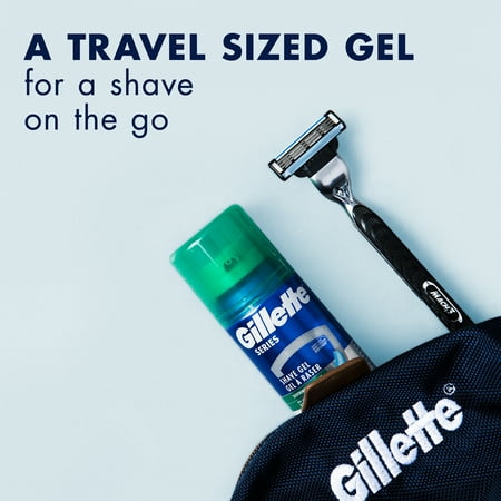 Gillette Series Soothing Shave Gel for Men with Aloe Vera, 2.5oz