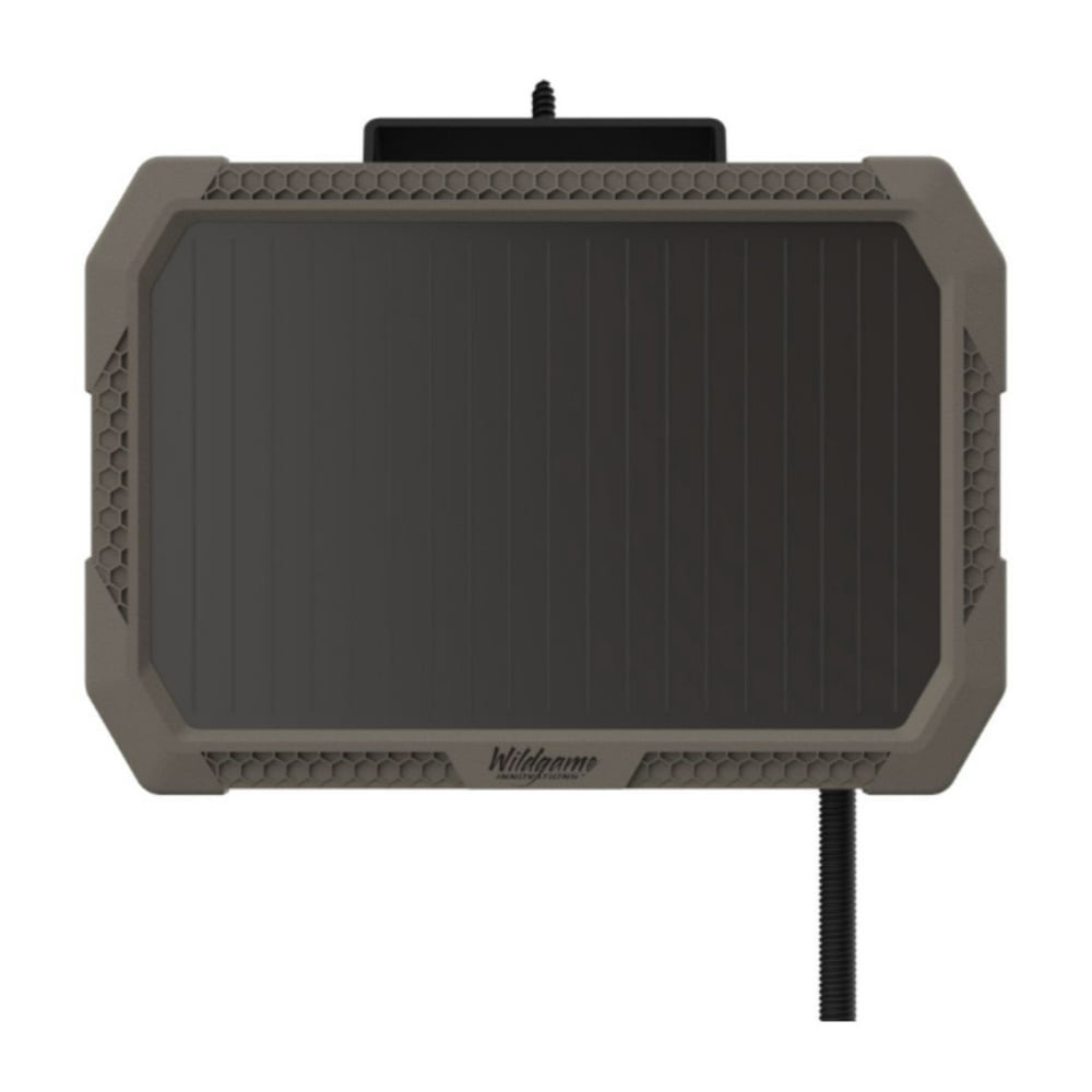 Wildgame Innovations 3000mAh SOLPAK Solar Battery Pack with LED Battery Indicator and USB-C Charging Port