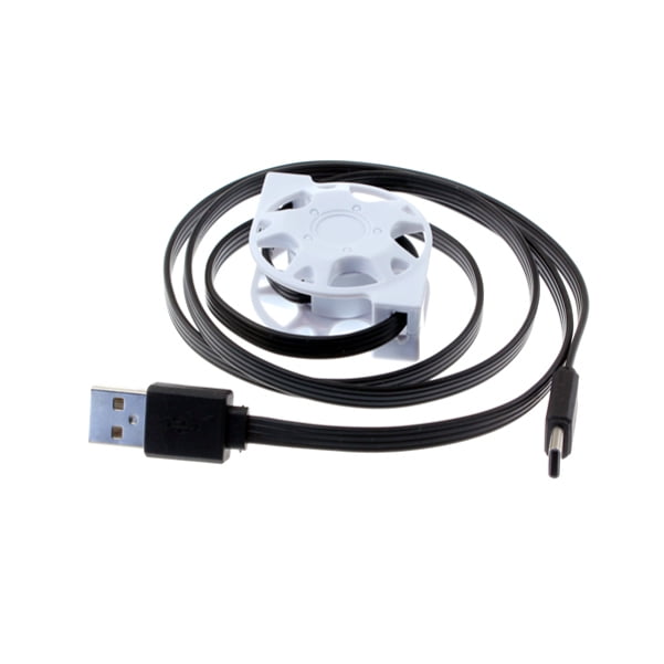 USB 18W Quick Home Charger w Type-C Retractable USB Cable G2N for Samsung Galaxy Tab Active Pro S3 9.7 S6 10.5 S5e 10.5 S4 10.5 S8 active A 10.1 (2019) S9 Plus S10e S10 Plus 5G Note 9 8 10