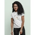 thumbnail image 2 of Cute Bird Robin & Floral Wreath T-Shirt Women -Image by Shutterstock, Female x-Large, 2 of 4