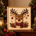 thumbnail image 6 of DIY Christmas Pearl Diamond Painting Art Kit with Frame, Christmas Pearl Beads Art DIY Christmas Pearl Diamond Painting Art Kit Gemstone Diamond Dots Beads for Home Wall Decor, 6 of 7