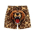 thumbnail image 5 of UVEASISHA Funny Printed Lounge Shorts for Men Loose Fit Above Knee Length Summer Vacation Shorts Quick Dry Sun Protection Swim Trunks with Pockets Coffee XXL, 5 of 9