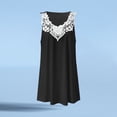 thumbnail image 2 of Women's Tops Tees Blouses Lace Neckline Loose Summer Sleeveless Basic Shirts Tank Tops for Women, 2 of 5