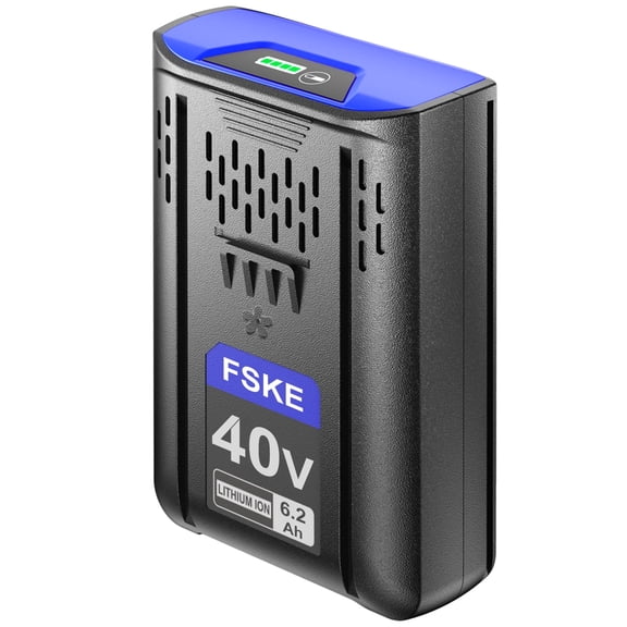 FSKE Replacement for Kobalt 40V Battery MAX 6200mAh KPM1040A-03, KM-1640-06, KM 4040-06,Cordless Power Tool Battery