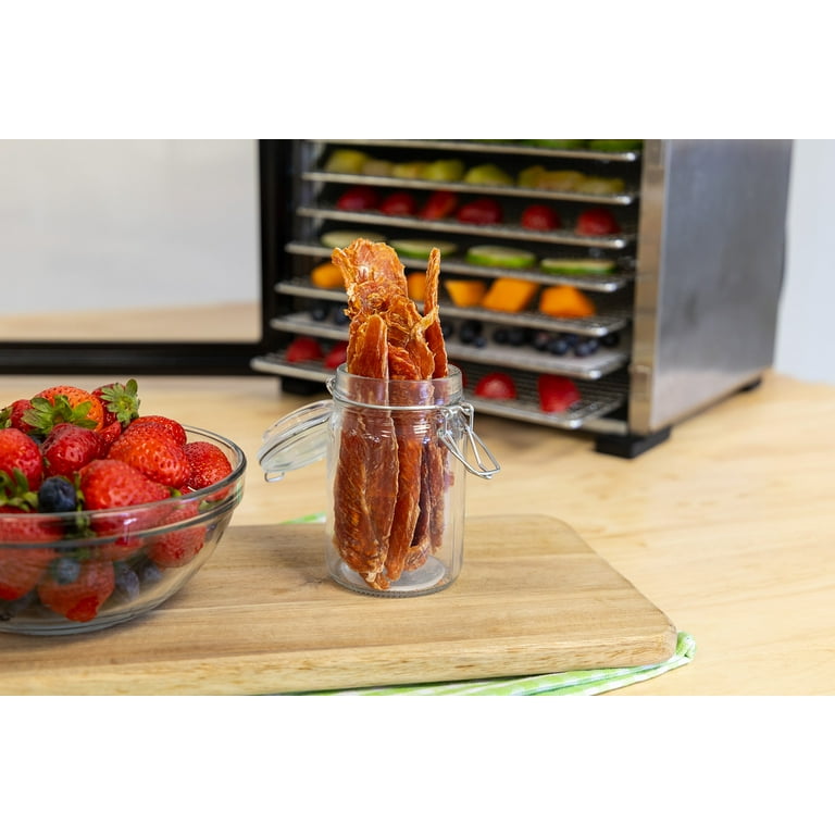 Free Shipping! NESCO Stainless Steel Digital Dehydrator with Glass