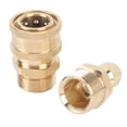thumbnail image 1 of Pressure Washer Adapter Set, High Pressure Resistant Pressure Washer Quick Connect Fittings 5000 PSI  for Hose Pump Ball Valve, 1 of 7