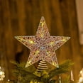 thumbnail image 4 of sruoe Christmas Topper, Iron Christmas Tree Topper, Vintage Rustic Western Christmas Star Topper with Lights for Christmas Tree, Christmas Decoration, Indoor, Outdoor, 4 of 6